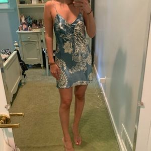 Zara satin mini dress